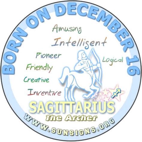 December 16 Birthday Horoscope Personality | SunSigns.Org