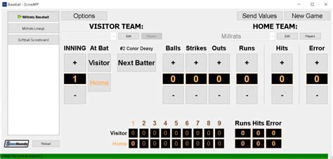 LED Baseball / Softball Video Scoreboard Software – ScoreBoards.com