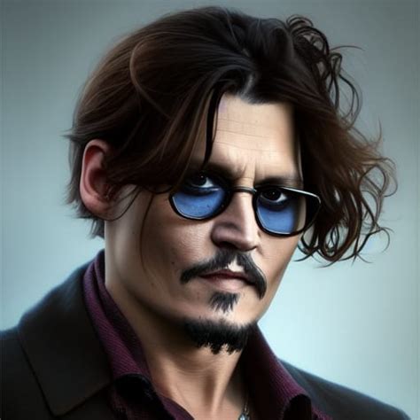 AI generated art of Johnny Depp, made with Nightcafe : r ...