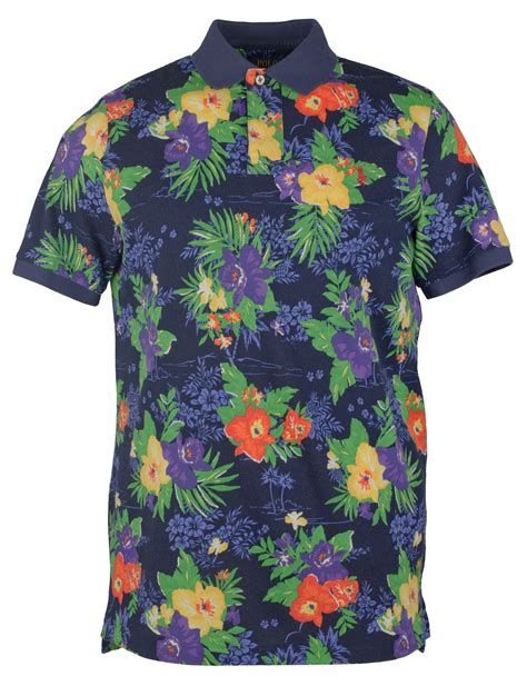 Polo Ralph Lauren Men's Floral Mesh Polo Shirt-NM-L 749862027595 | eBay