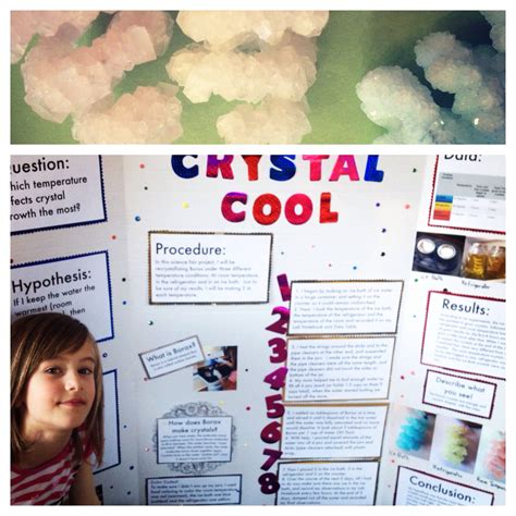 How to make borax crystals for a science project