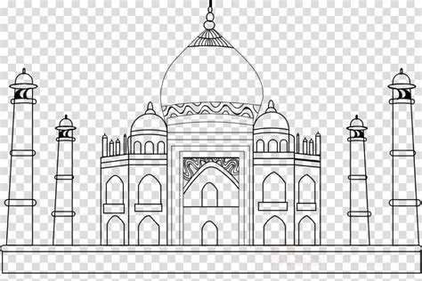 Taj Mahal Outline Png