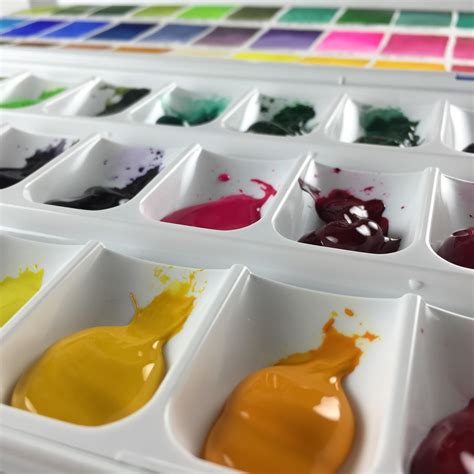 Setting up a watercolor palette | Sandy Allnock