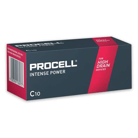 Duracell Procell Intense C Batteries | Box of 10 - Cell Pack Solutions