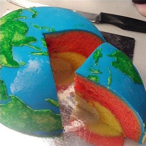 Look at this one! | Science cake, Earth cake, Globe cake