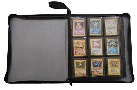 Toploader Binder, Max Capacity 252 Cards, 14 Pages of 9-Pocket Front ...