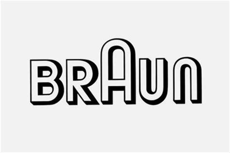 The evolution of the Braun logo