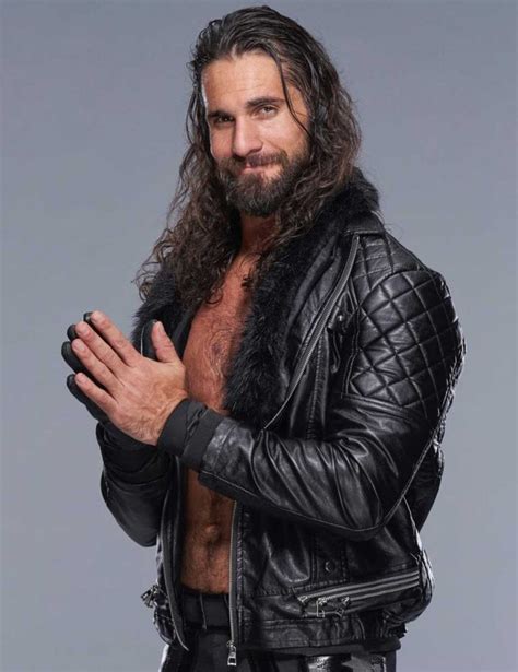 WWE Seth Rollins Black Leather Jacket | Hjackets