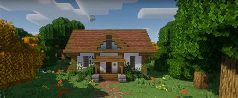 Minecraft Forest Cottage Ideas and Design