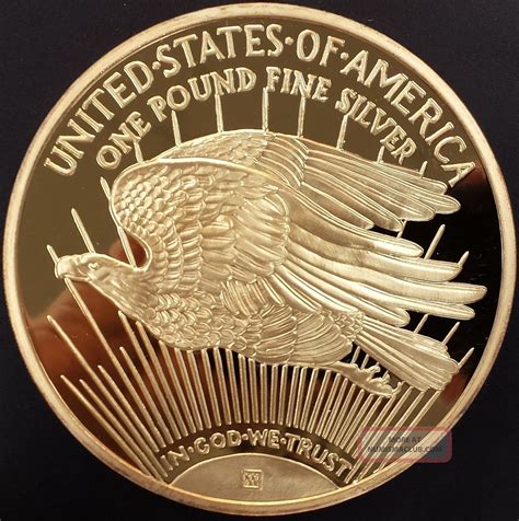 1999 Giant One Pound Golden Eagle Sixteen Troy Ounces 0. 999 Fine ...