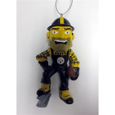 Pittsburgh Steelers Steely McBeam Team Mascot Ornament | Steel City ...