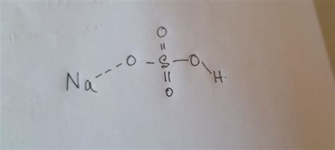 Lewis dot structure NaHSO4 - Brainly.in