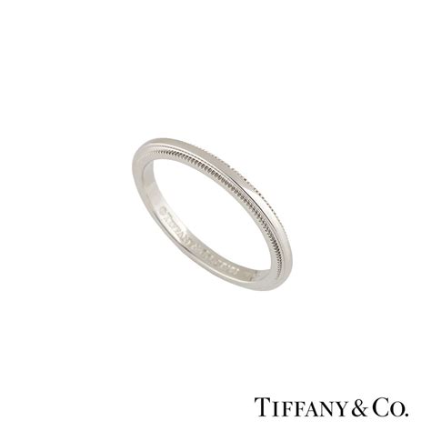 Tiffany & Co. Platinum Classic Wedding Band | Rich Diamonds