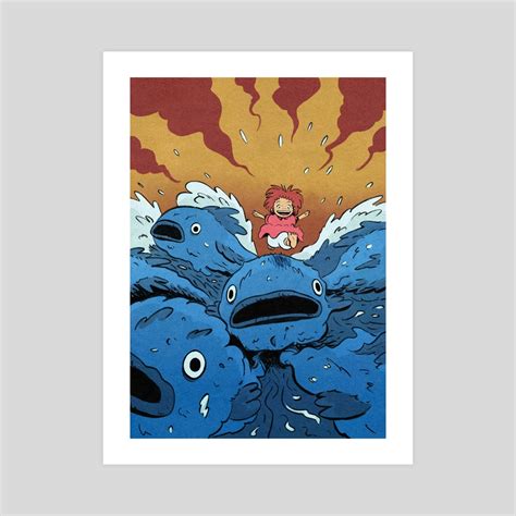 Ponyo, an art print by Marco Tarquini - INPRNT