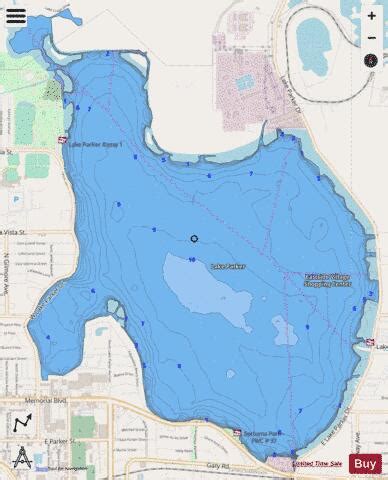 LAKE PARKER Fishing Map | Nautical Charts App