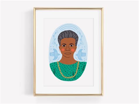 Maya Angelou Art Print, Maya Angelou Wall Art, 8x10, 11x14, Historical ...