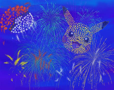 Pokemon Fireworks Spectacular by saiboro2 on DeviantArt