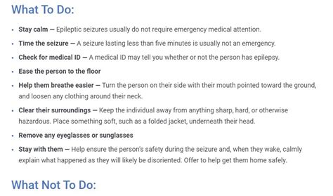 Seizure First Aid - Barrow Neurological Institute