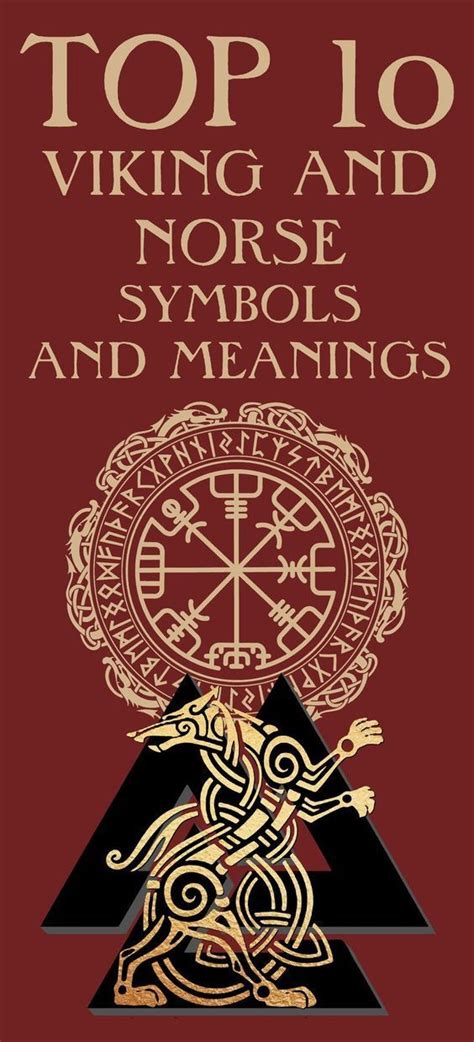 Top 10 Viking Symbols And Meanings | Norse symbols, Viking symbols and ...