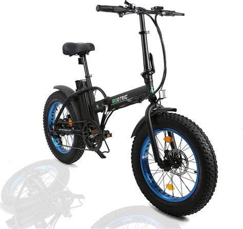 Ecotric Fat Tire Folding eBike - Best Selling Electric Bike FAT20810-MBL - eBike Gear Plus