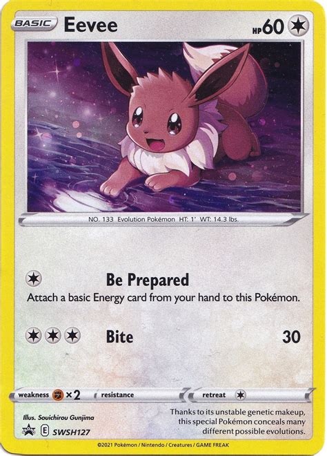 Eevee - SWSH127 - SWSH: Sword & Shield Promo Cards - Pokemon