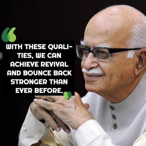 9 politics inspired quotes by Lal Krishna Advani