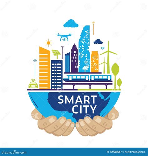 Smart City, Modern City, Concept Design Vector Illustration Stock ...