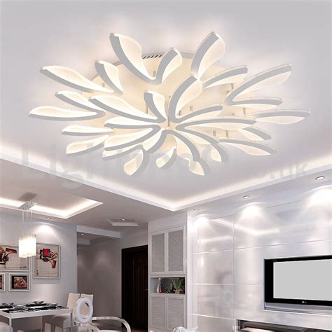 Personality 15 Lights Elegant Modern Flush Mount Ceiling Lights Living Room Dining Room Bedroom ...