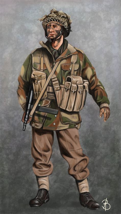 WW2 British paratrooper by sandu61 on DeviantArt