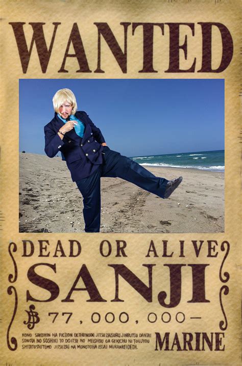 Sanji Wanted Poster by BigJaa on DeviantArt