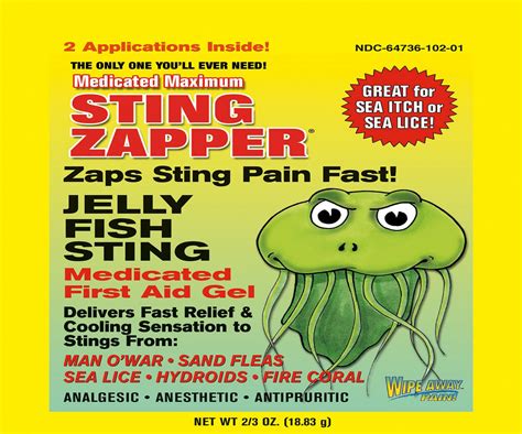 Jellyfish Sting Treatment - Instant Relief Gel Twin packet – StingZapper