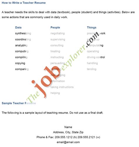 Create A Resume For A Job Application | Resume for You