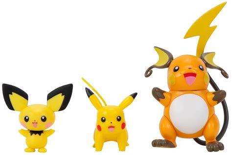 Buy Pokemon Select Evolution 2" Figures Multi Pack - Pikachu at ...