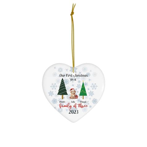 Personalized Family Tree Ornament, Family Pet Ornament, Personalized Christmas Ornament, Custom ...
