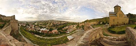 View From Narikala Fortress (Bottom) 360 Panorama | 360Cities