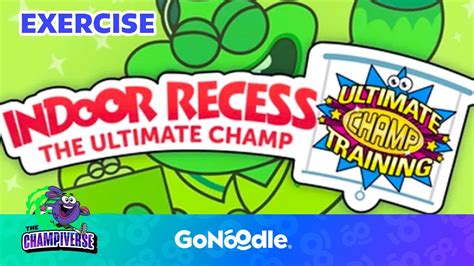 Indoor Recess With Champiverse | Activities For Kids | Exercise | GoNoodle - YouTube