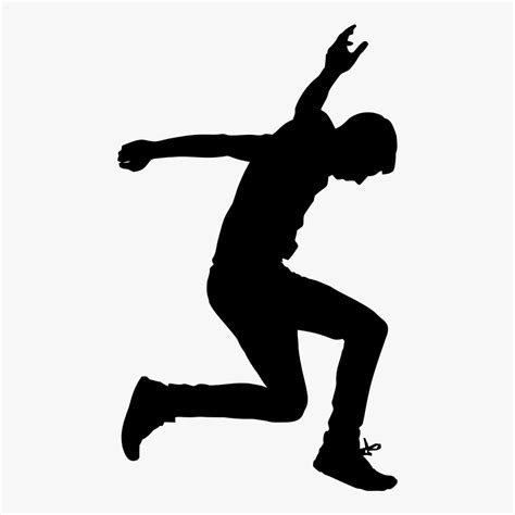 Jumping Man Silhouette - Take A Leap Of Faith, HD Png Download - kindpng