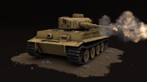 Tiger I - Panzerkampfwagen VI - WW2 Tank 3D model