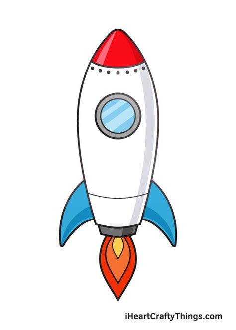 20 Easy Rocket Drawing Ideas - How to Draw a Rocket