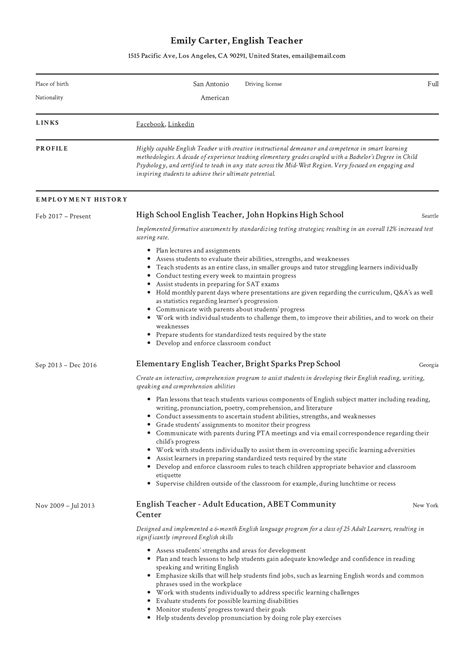 Free Resume Templates - Riset