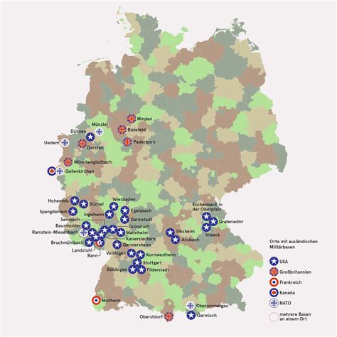 Map Of Us Bases In Germany - The Ozarks Map