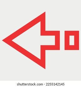 Directional Arrow Symbol Vector Illustration Stock Vector (Royalty Free) 2255142145 | Shutterstock