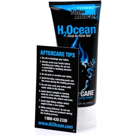 H2Ocean Tattoo Aftercare Moisturing Cream 2.5oz - Buy Online in UAE. | Hpc Products in the UAE ...