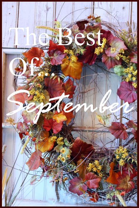 STONEGABLE~ THE BEST OF SEPTEMBER - StoneGable | Confezioni floreali, Decorazioni autunnali ...