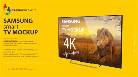 Free Samsung Smart TV Mockup – GraphicsFamily