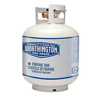 Worthington Industries Pro Grade 20 lb. Steel Propane Tank with Gauge ...