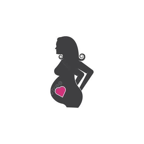 Beauty Pregnant Women Vector Background Symbol Pregnant Vector, Background, Symbol, Pregnant PNG ...