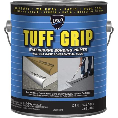 Dyco Tuff Grip 1 gal. 9040 Clear Low Sheen Interior/Exterior Waterborne Bonding Primer-DYC9040/1 ...