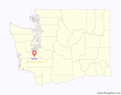 Map of Tenino city - Thong Thai Real