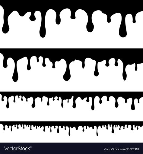 Paint drips background Royalty Free Vector Image